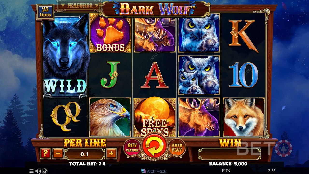 Dark Wolf Review by BETO Slots