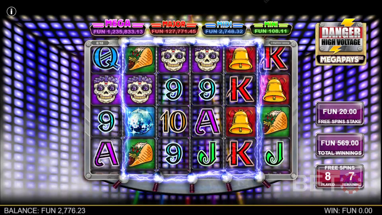 Danger High Voltage Megapays Review by BETO Slots