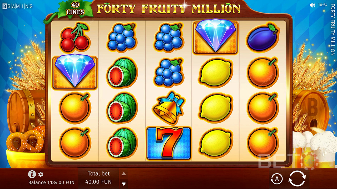 Forty Fruity Million Mängi Tasuta