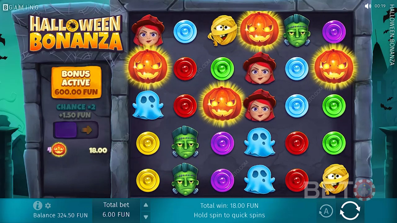 Halloween Bonanza ülevaade BETO Slots