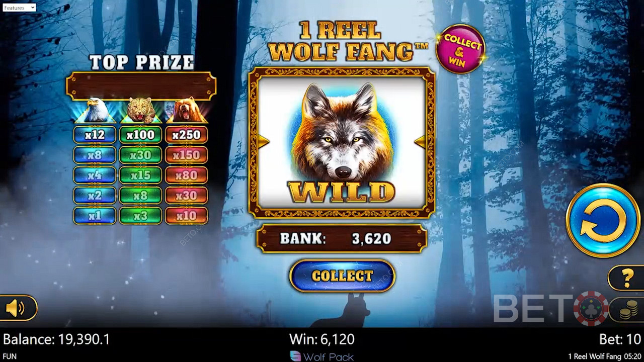 1 Reel Wolf Fang Mängi Tasuta