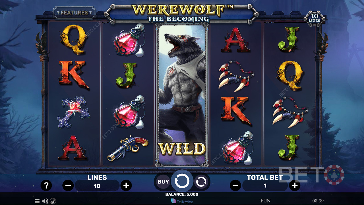 Werewolf - The Becoming Review by BETO Slots