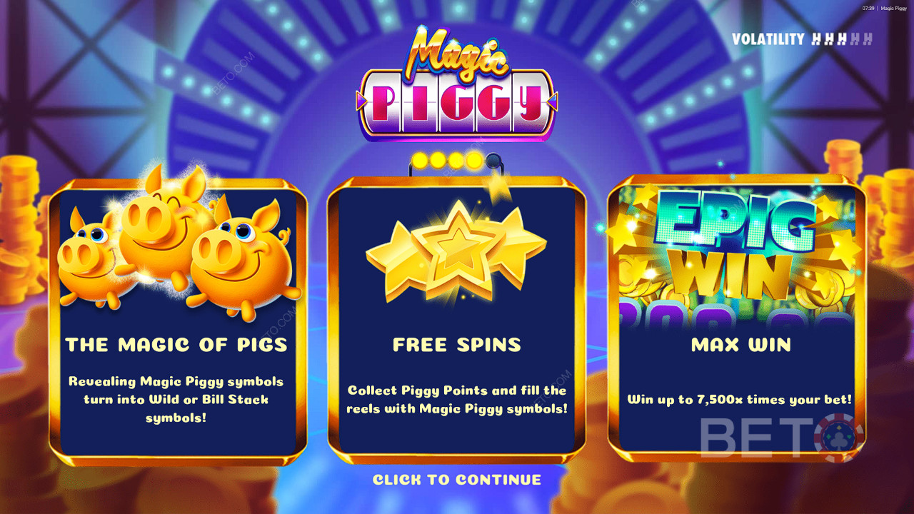 Magic Piggy poolt selgitatud boonusfunktsioonid Hacksaw Gaming