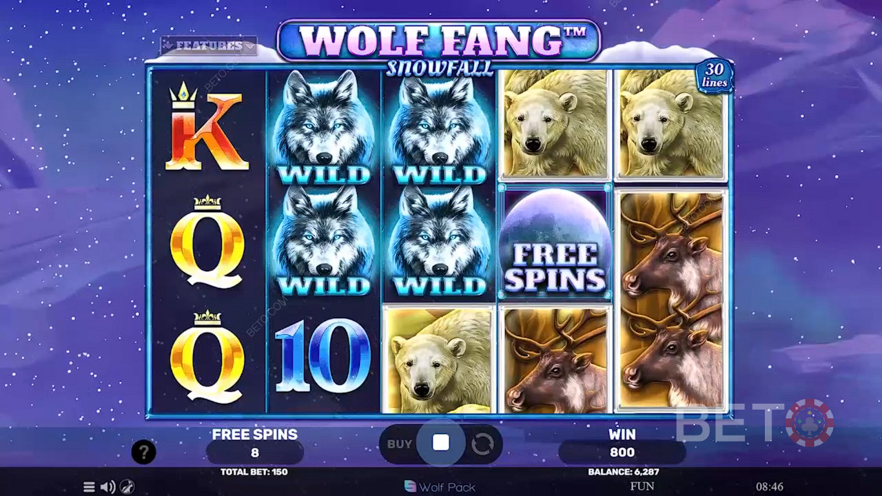 Wolf Fang Snowfall Mängi Tasuta
