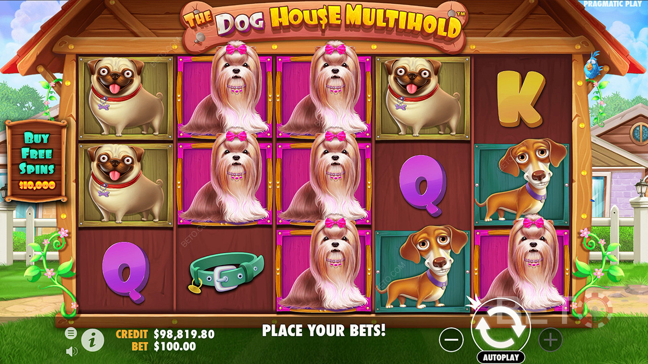 Kohtuotsus The Dog House Multihold Video Slot