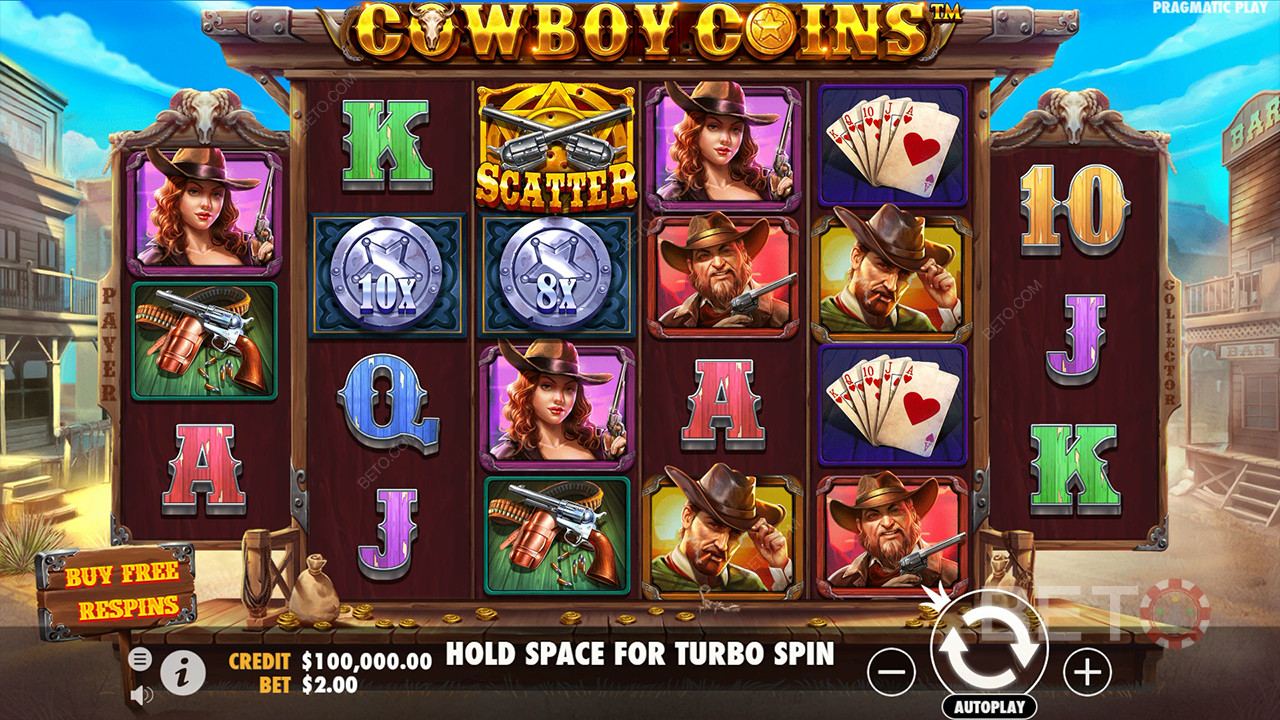 Cowboy müntide läbivaatamine BETO Slots poolt