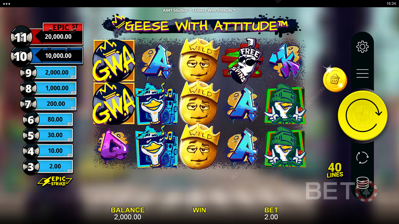 Geese With Attitude Review by BETO Slots