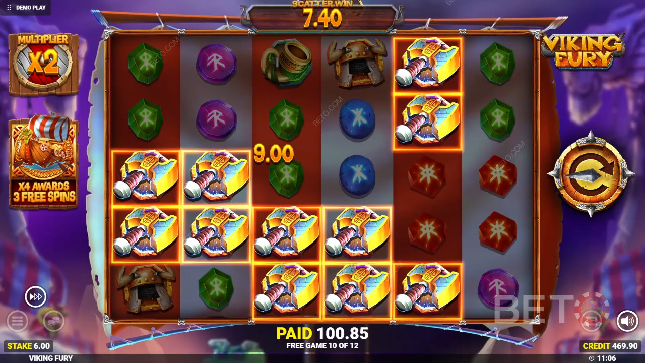 Võida 10,000x oma panus Viking Fury Spinfinity Online Slot
