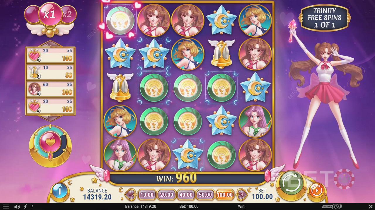 Moon Princess Trinity läbivaatamine BETO Slots poolt