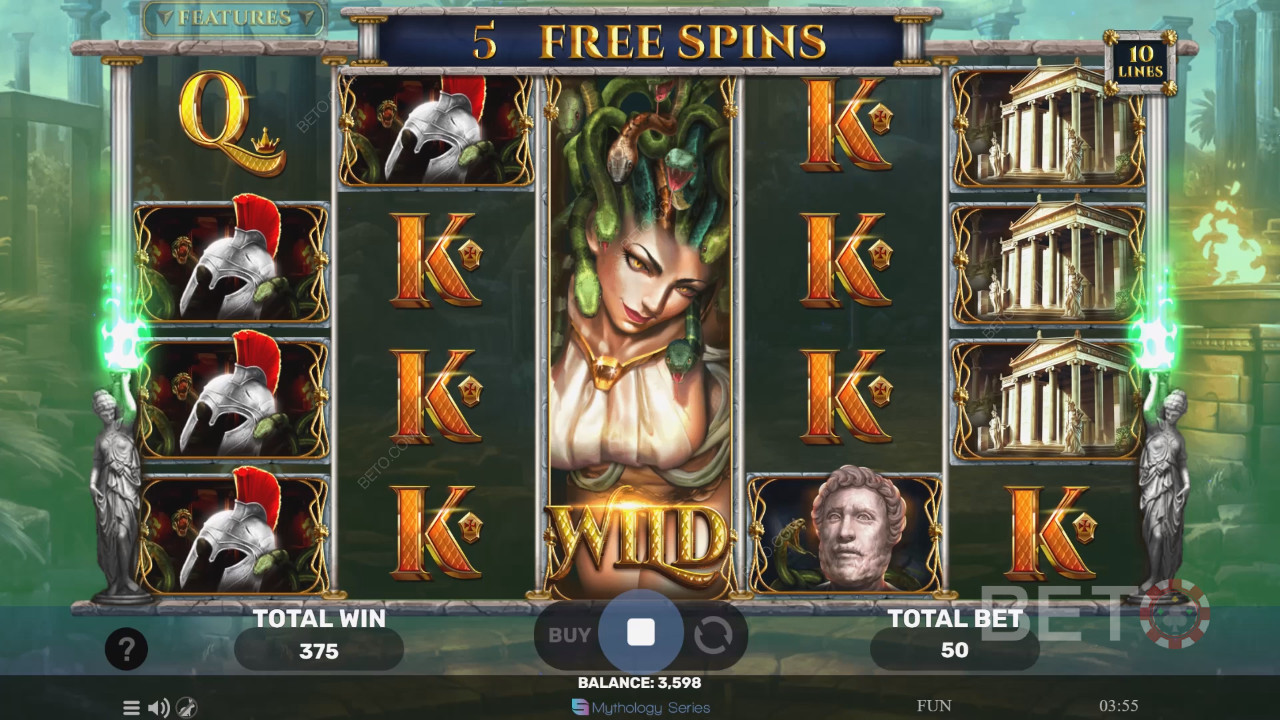 Story of Medusa II ülevaade BETO Slots