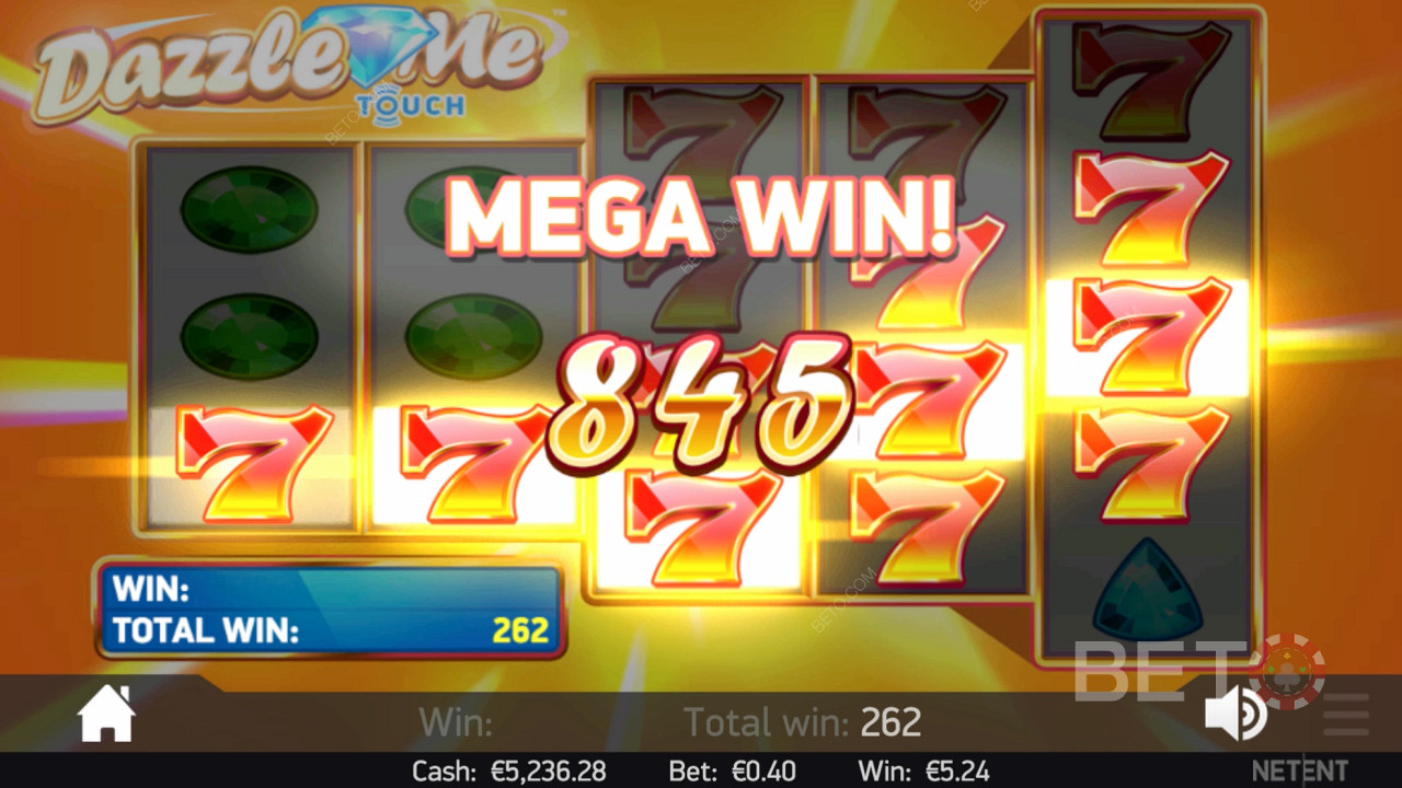 Mega Win Dazzle Me Online Slot