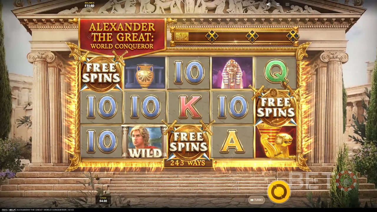 Alexander The Great World Conqueror Review by BETO Slots
