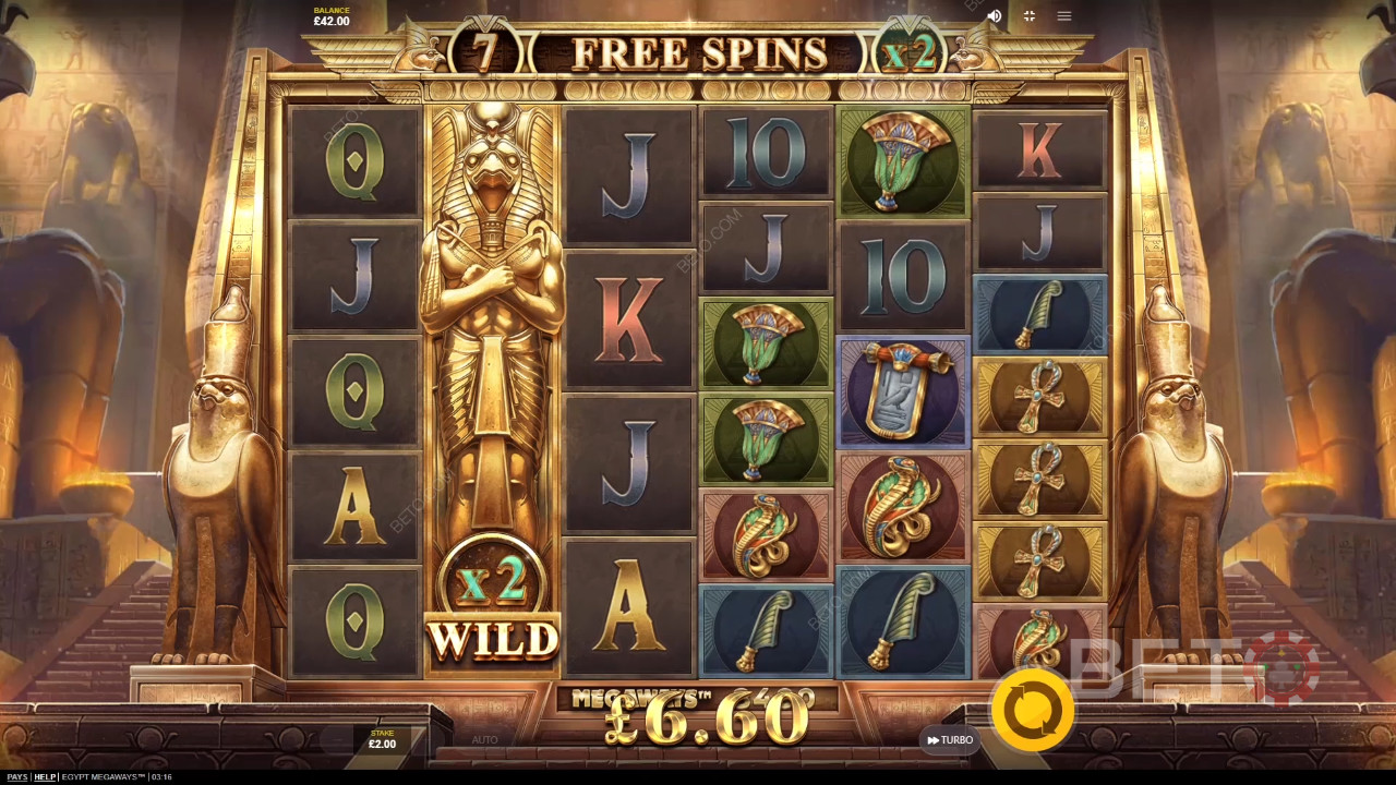 Egiptuse Megaways läbivaatamine BETO Slots poolt