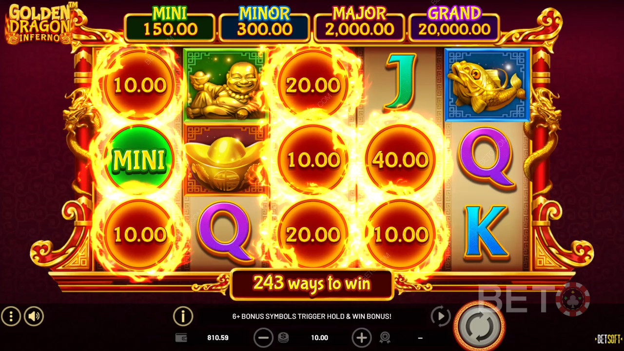 Golden Dragon Inferno läbivaatamine BETO Slots poolt