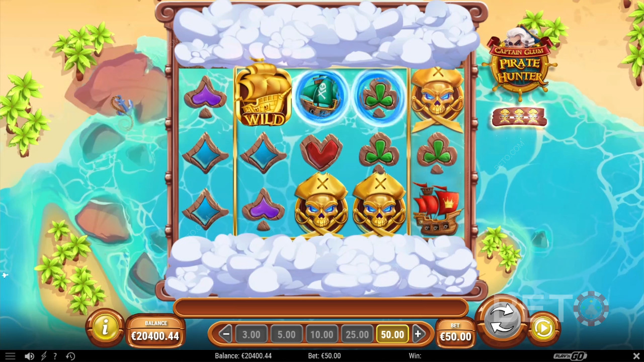 Kapten Glum: Slots: Pirate Hunter Review by BETO Slots