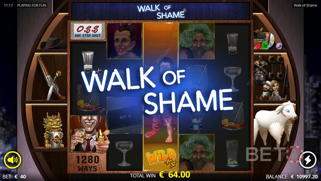Walk of Shame Review by BETO Slots
