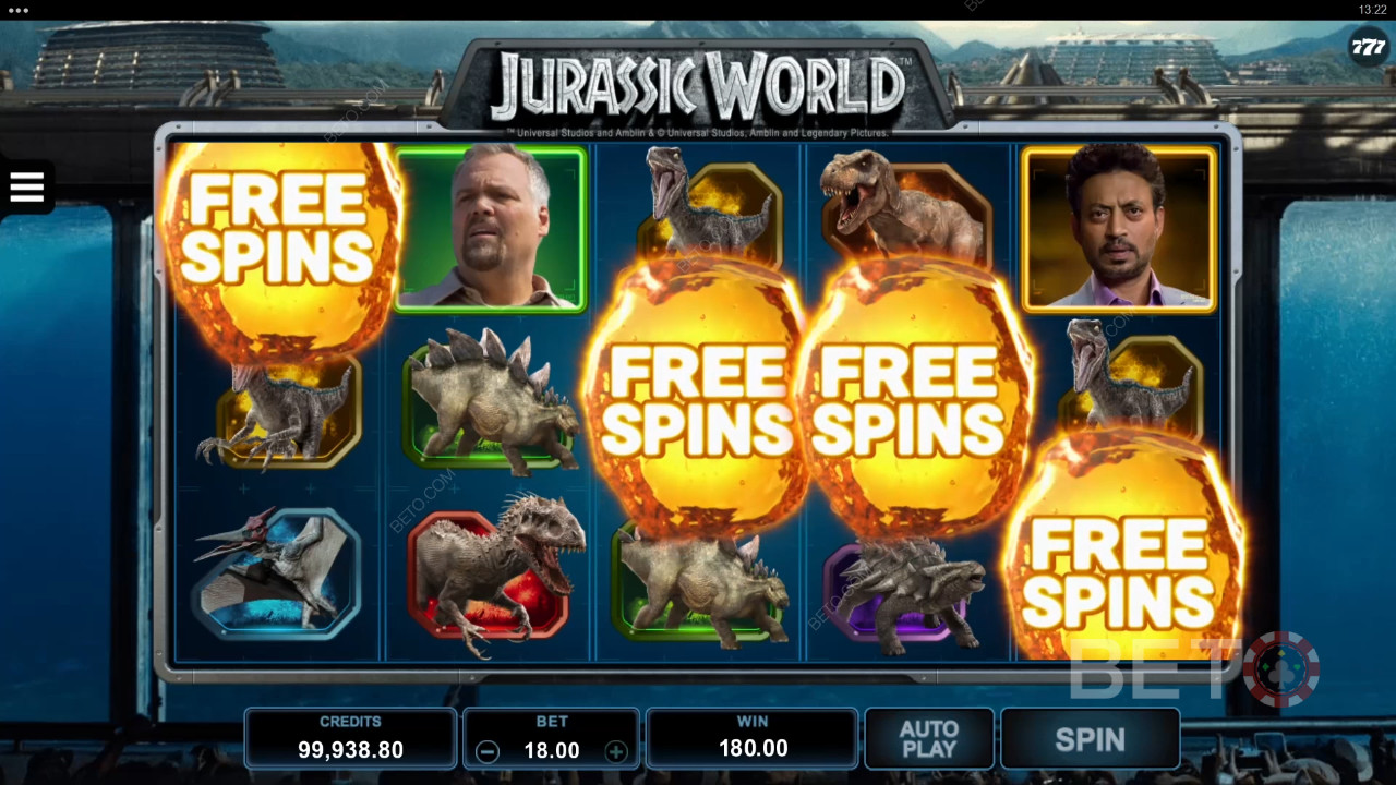 Jurassic World Review by BETO Slots