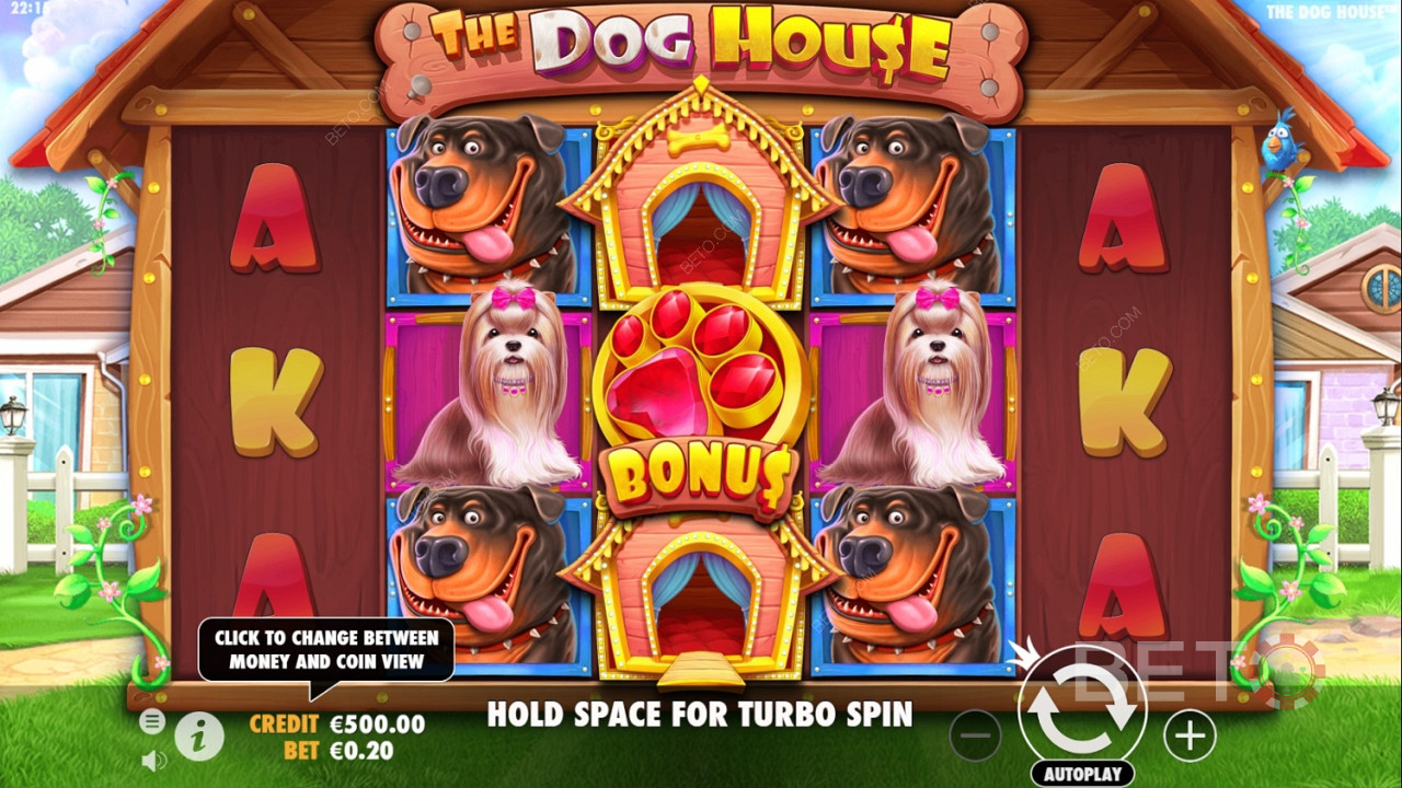 Spetsiaalne boonus The Dog House mänguautomaatides