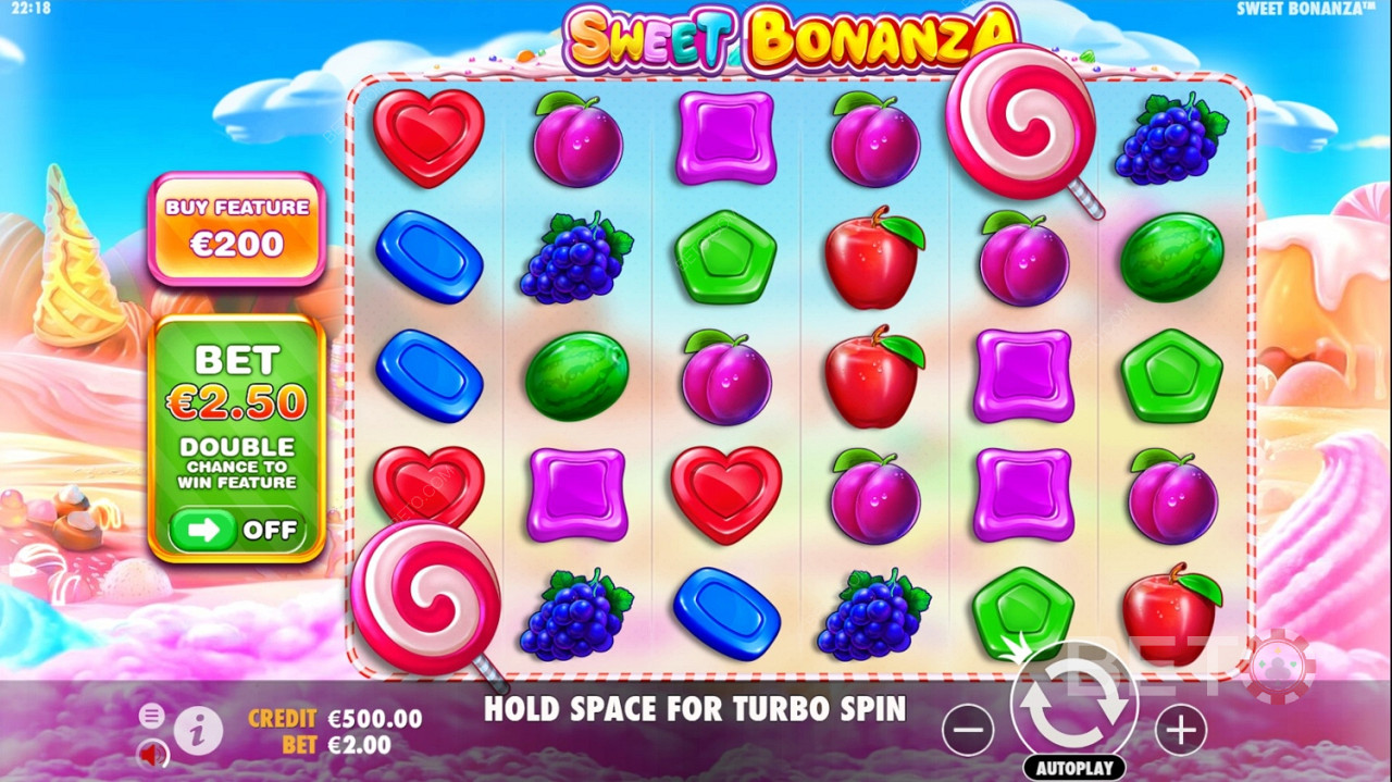 Sweet Bonanza Slot pilte värviline ja unikaalne mänguautomaat