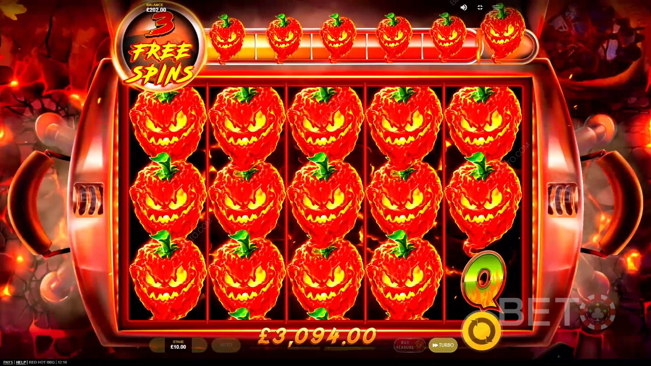 Boonusfunktsioonid selgitavad Red Hot BBQ poolt Red Tiger