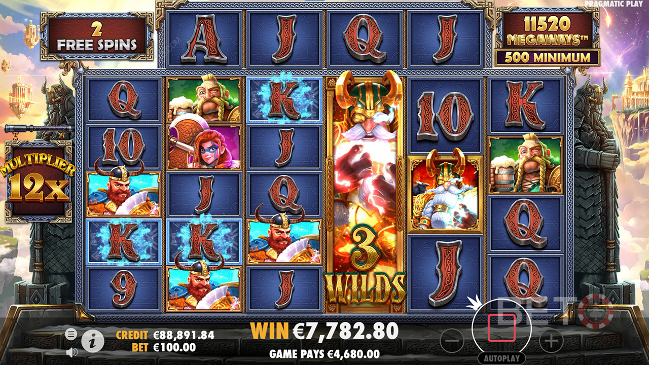 Võida 15,000x oma panus Fury of Odin Megaways Online Slot