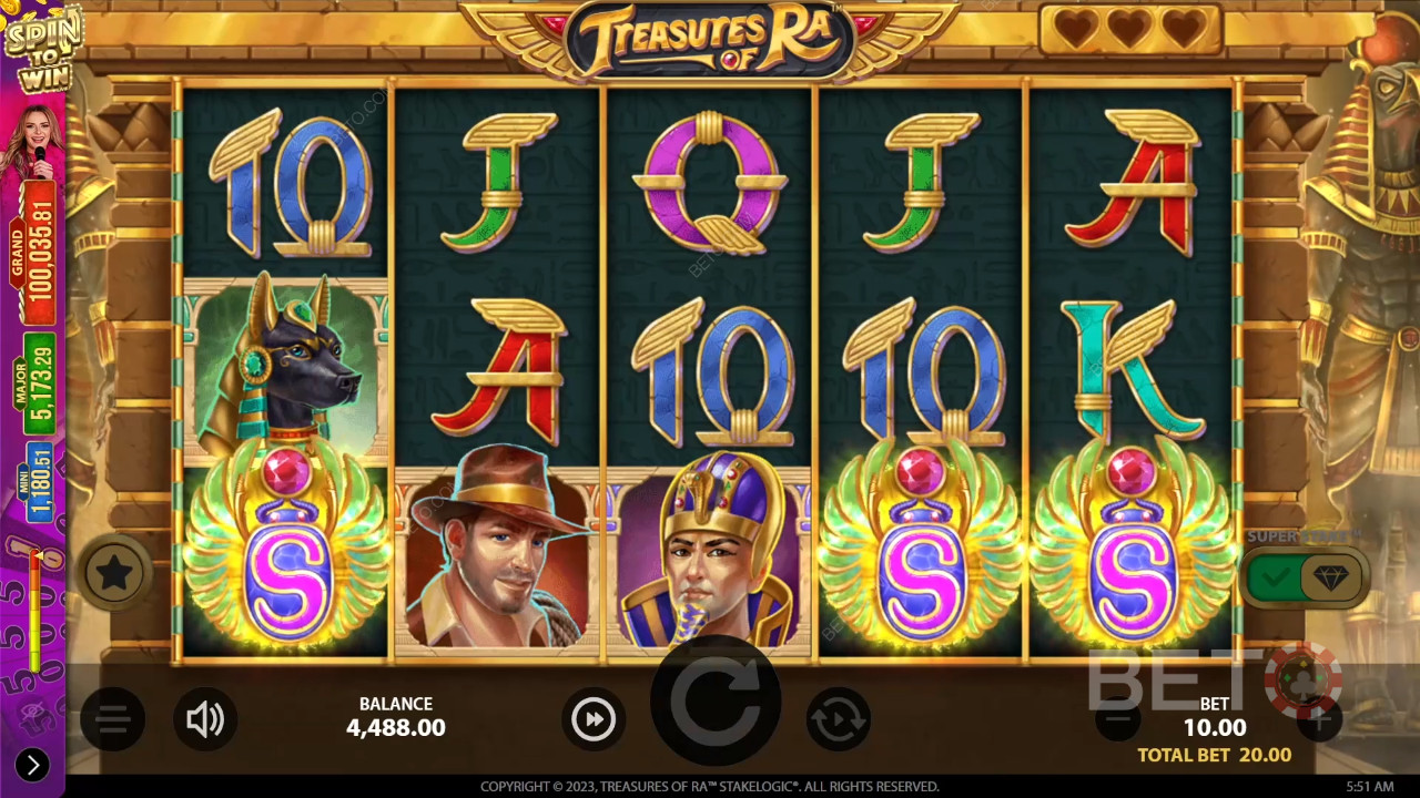Treasures of Ra Review by BETO Slots