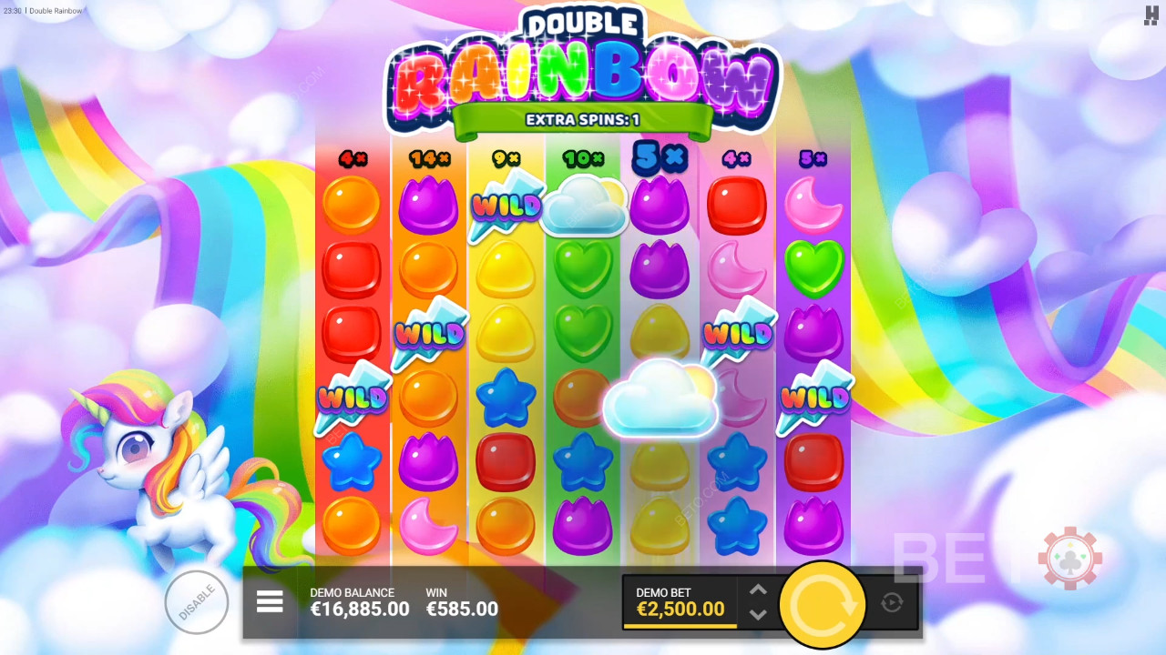 Double Rainbow Review BETO Slots poolt
