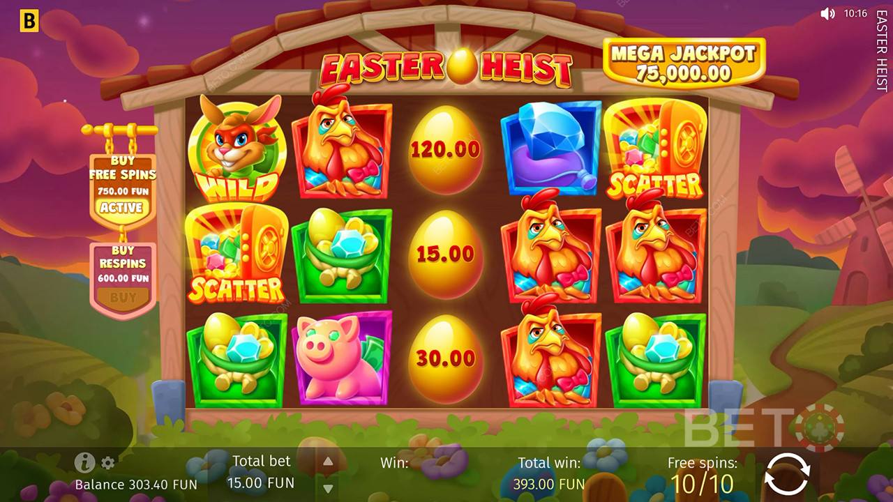 Easter Heist Review by BETO Slots