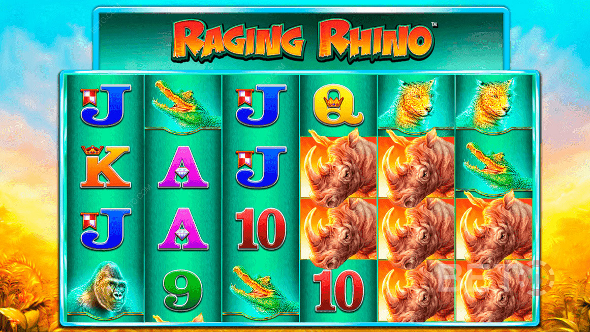 Raging Rhino Williams Interactive (WMS) - annab sulle kuni 46,656 võimalust võita!