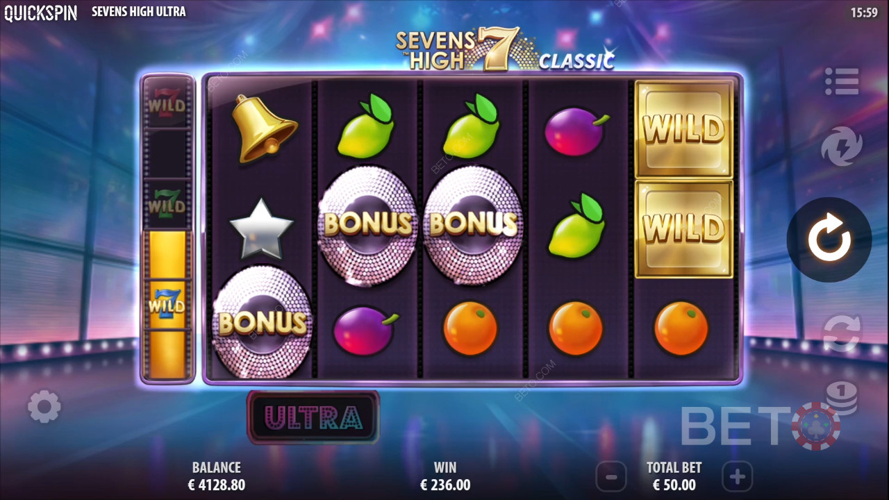 Seitsmesed kõrge Ultra Review BETO Slots poolt