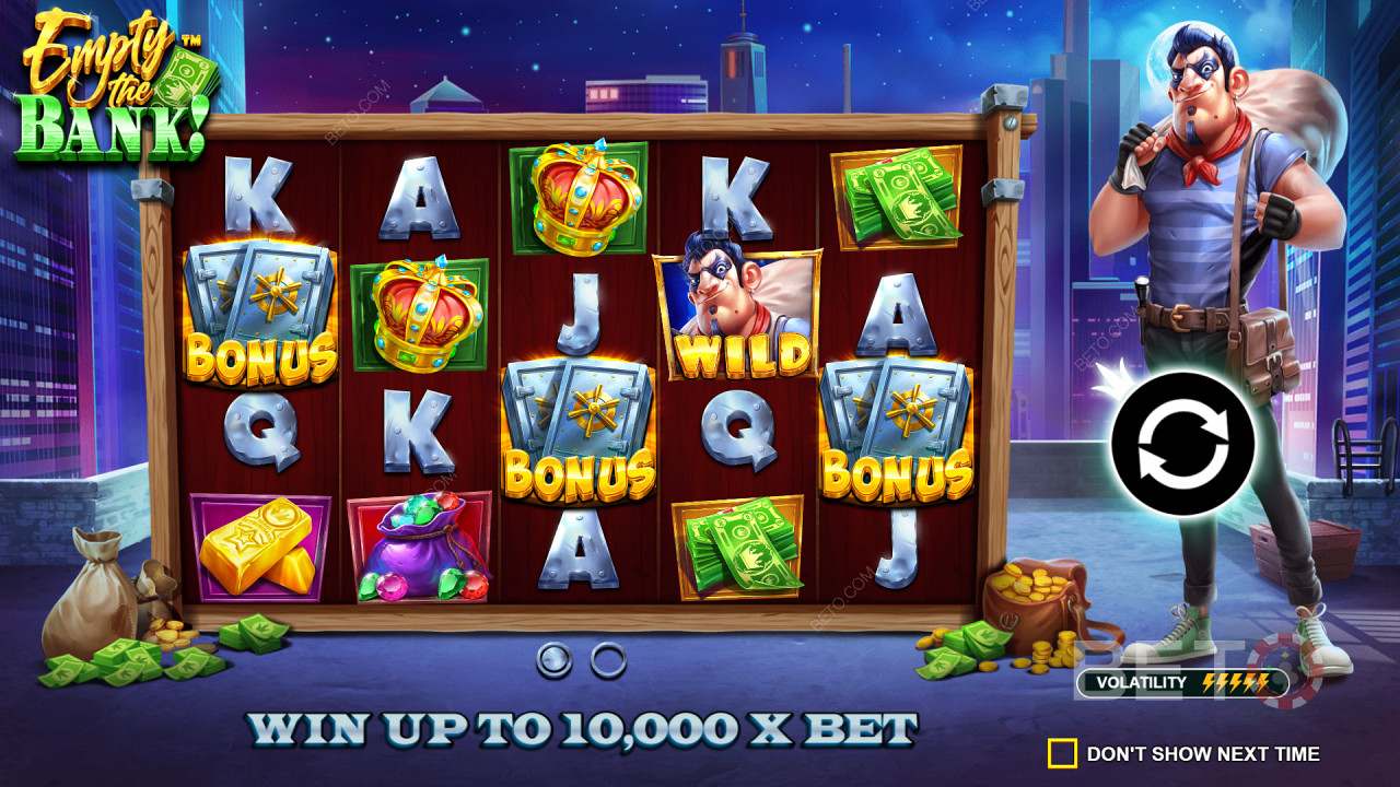 Tühjendage panga ülevaatus BETO Slots poolt