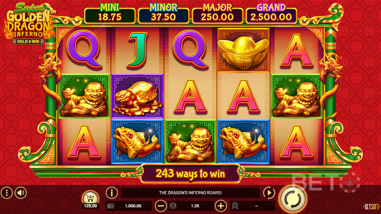 Super Golden Dragon Inferno läbivaatamine BETO Slots poolt