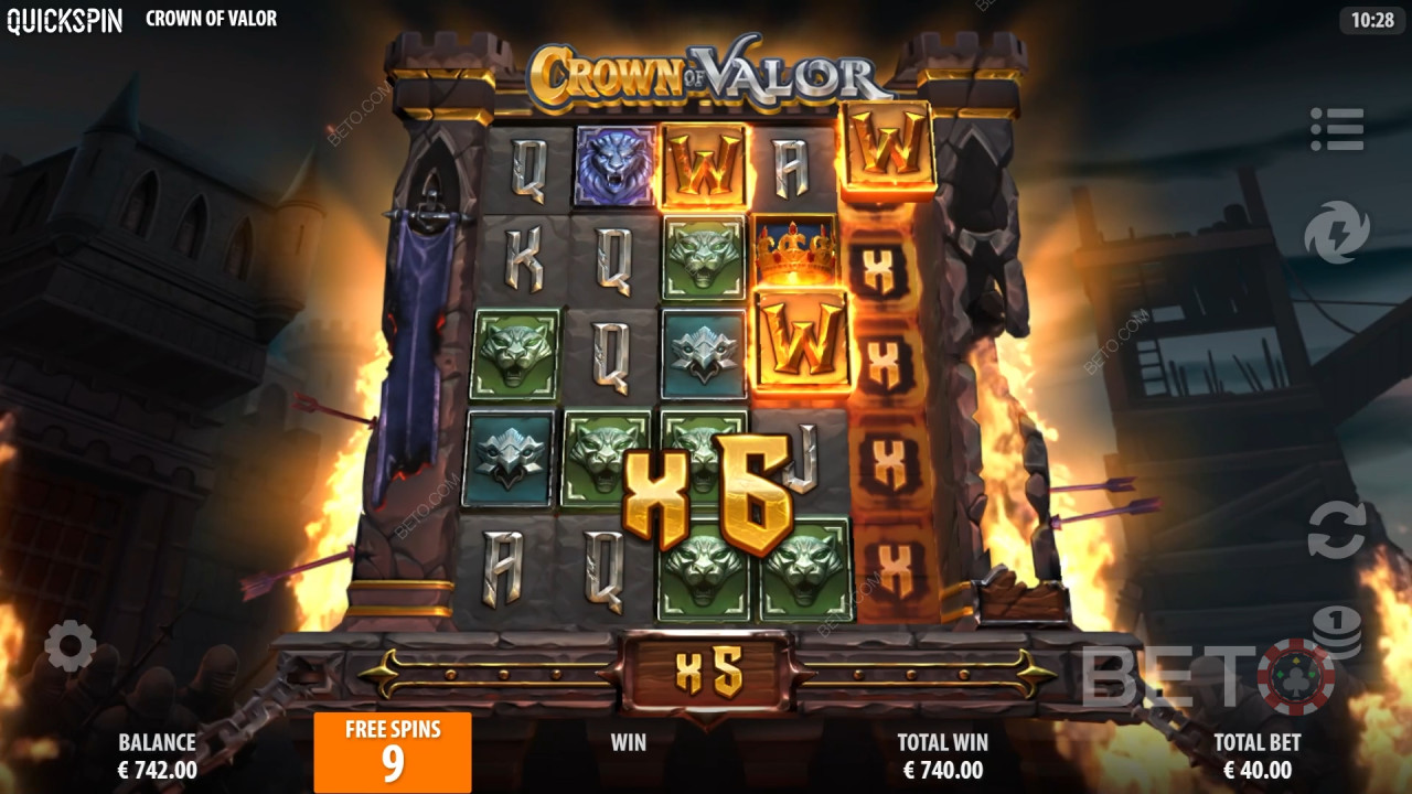 Crown of Valor Review by BETO Slots