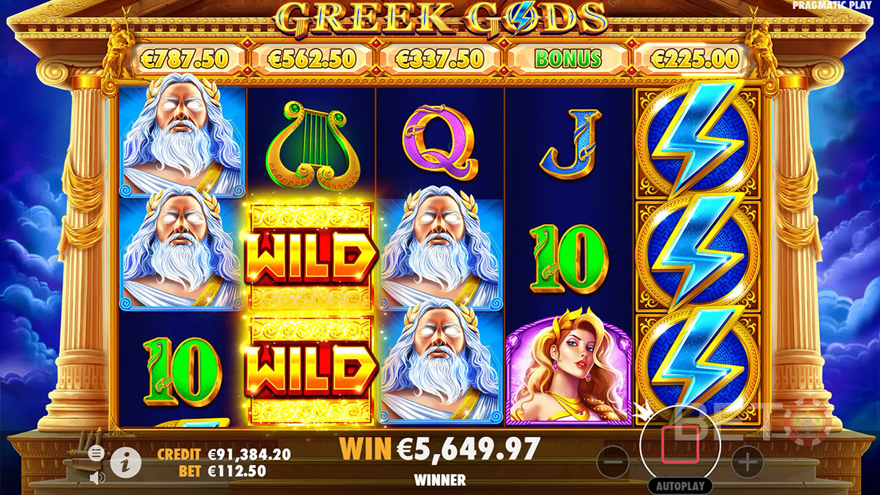 Greek Gods (Pragmatic Play)  Mängi Tasuta