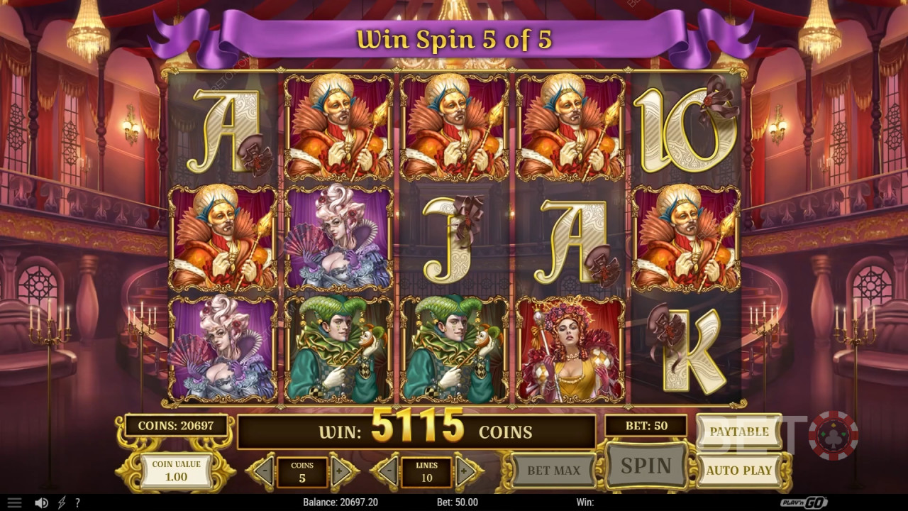 Royal Masquerade online-mänguautomaat – meie hinnang