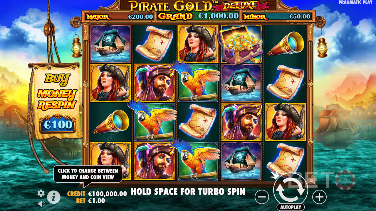 Pirate Gold Deluxe läbivaatamine BETO Slots poolt