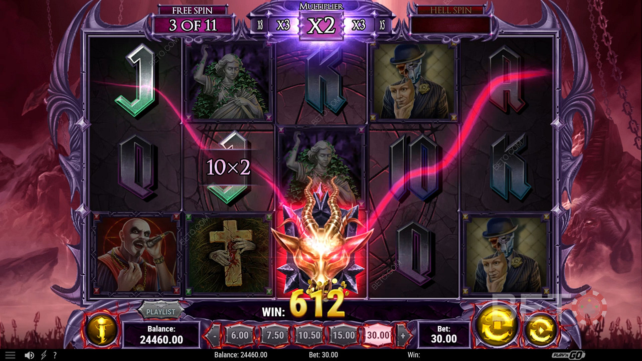 Võida 5,000x oma panus Demon Slot Online!