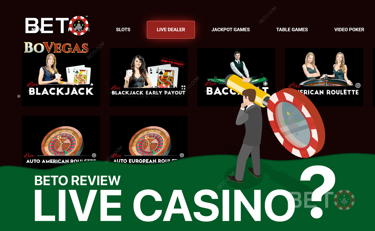 Nautige Live Casino kogemust oma kodu mugavusest