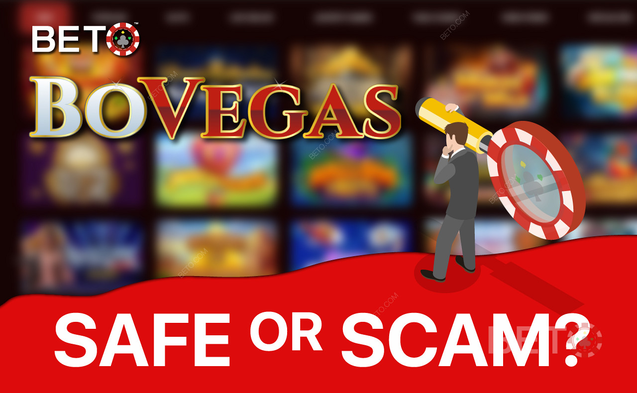 BoVegas on legaalne kasiino, millel on Curacao hasartmänguluba