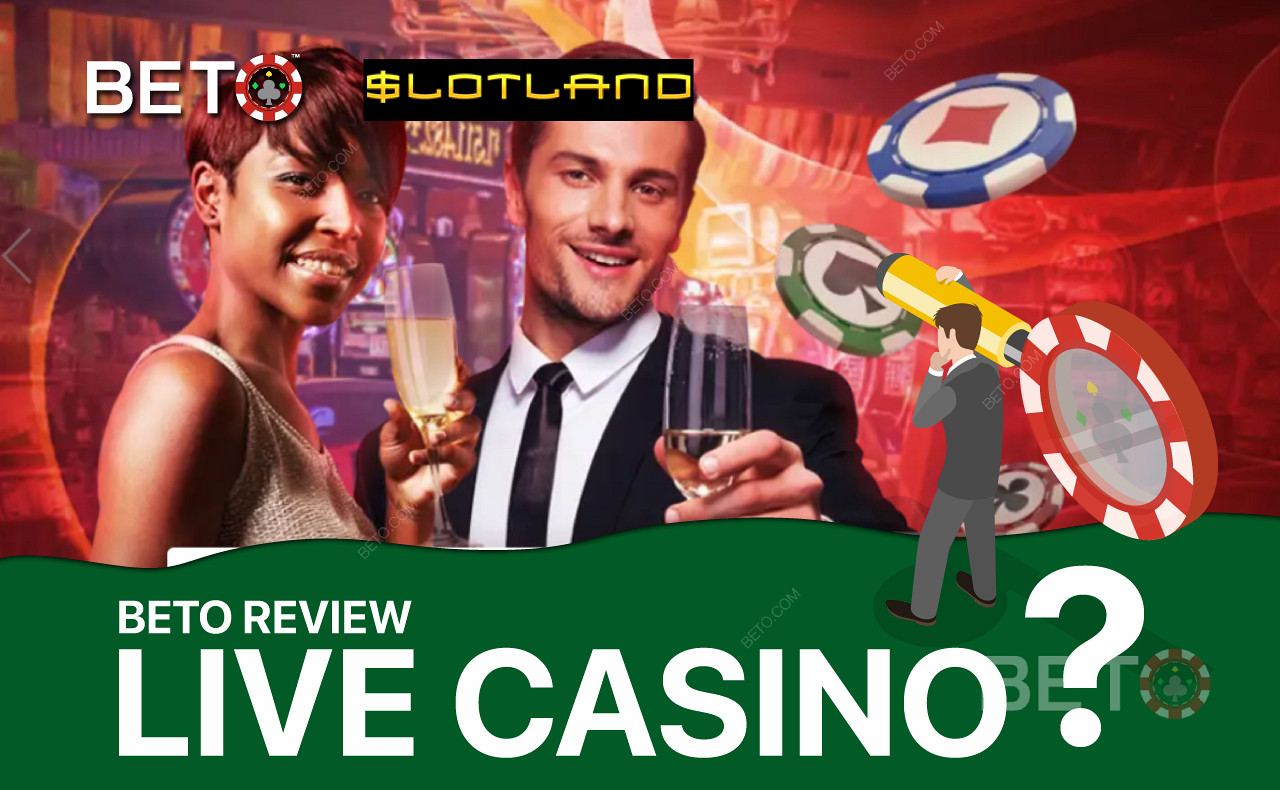 Kahjuks ei paku Slotland live-kasiino mänge