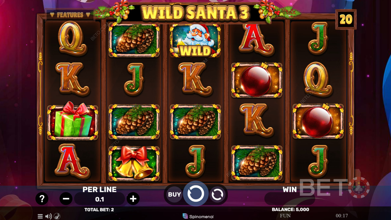 Wild Santa 3 ülevaade BETO Slots poolt
