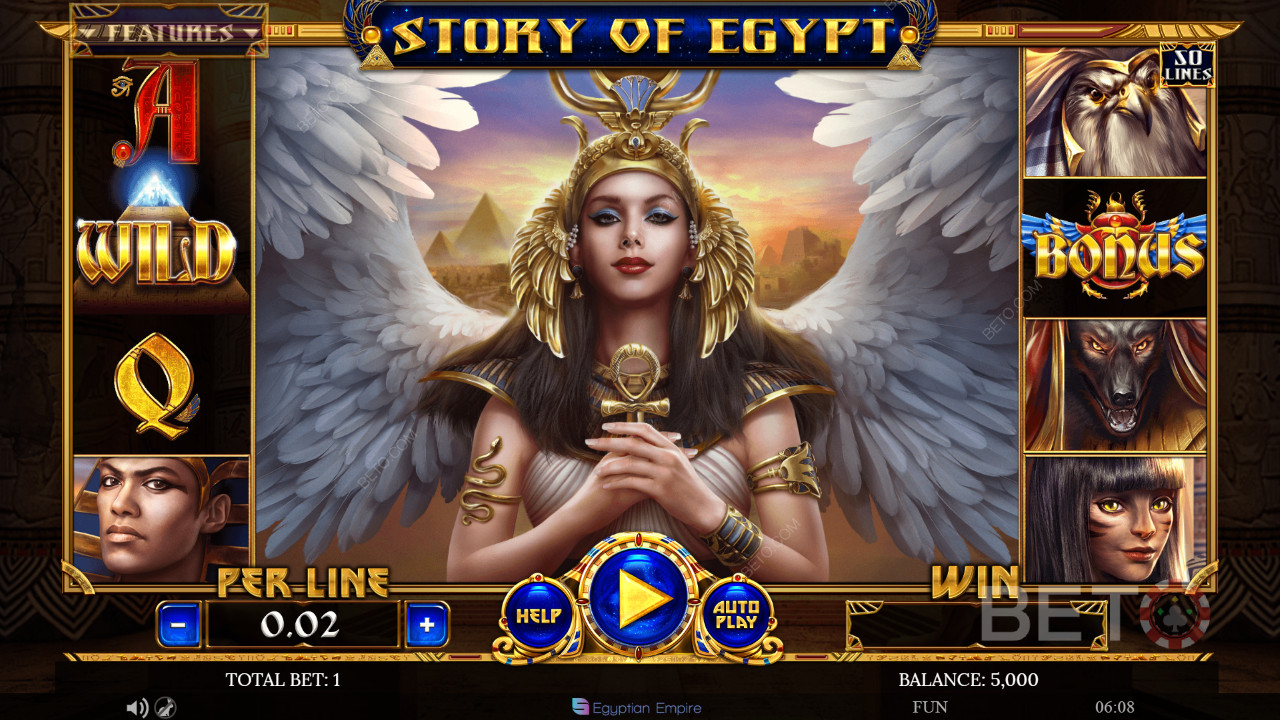 Story of Egypt Review by BETO Slots