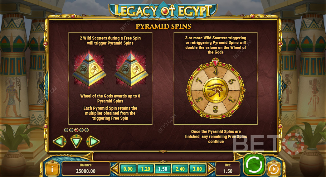 Tasuta keerutused aastal Legacy Of Egypt
