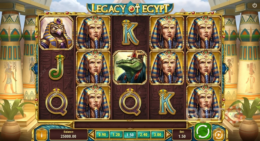 Kõrge tasuga sümbolid Legacy Of Egypt