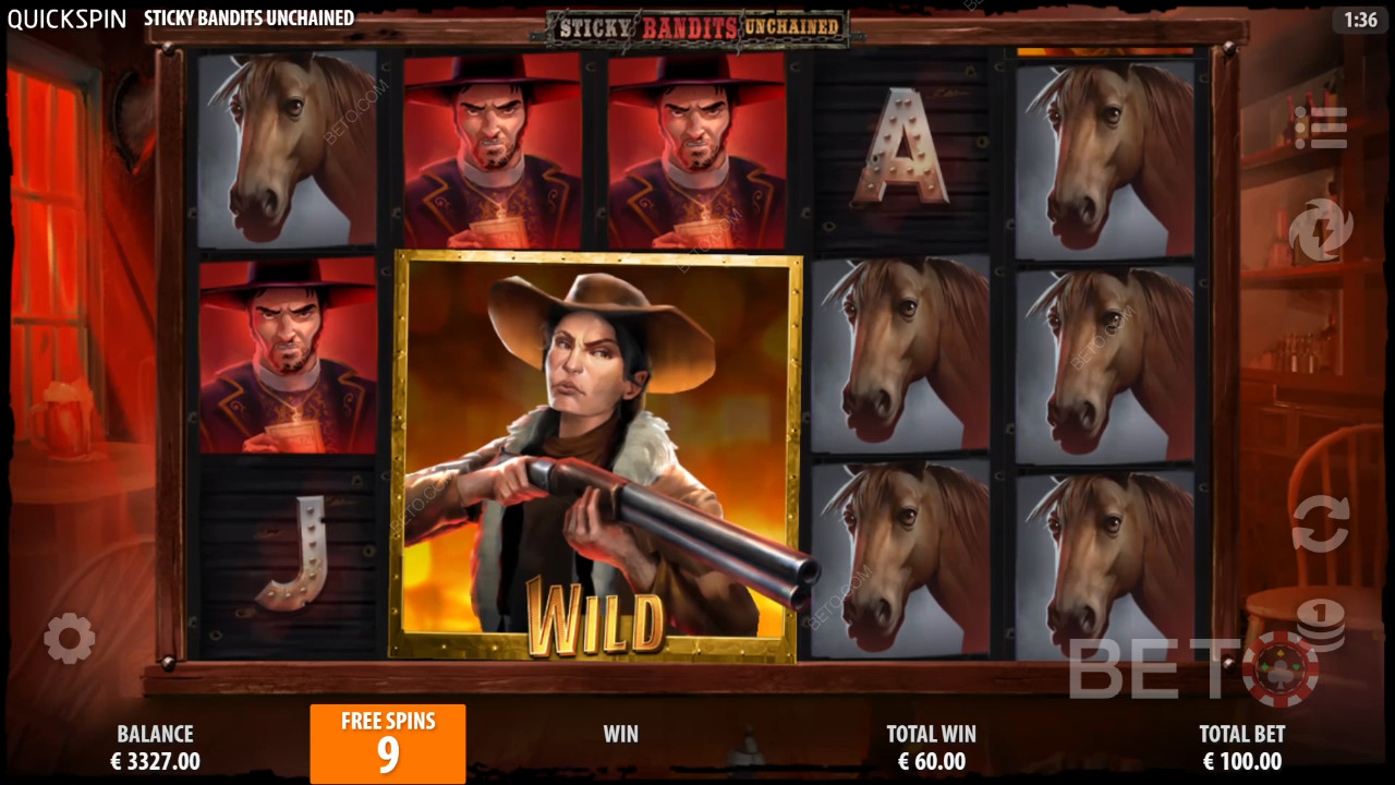 Sticky Bandits Unchained Review by BETO Slots