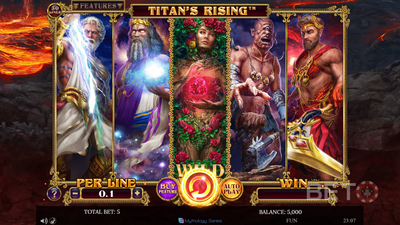 Titans Rising Review by BETO Slots