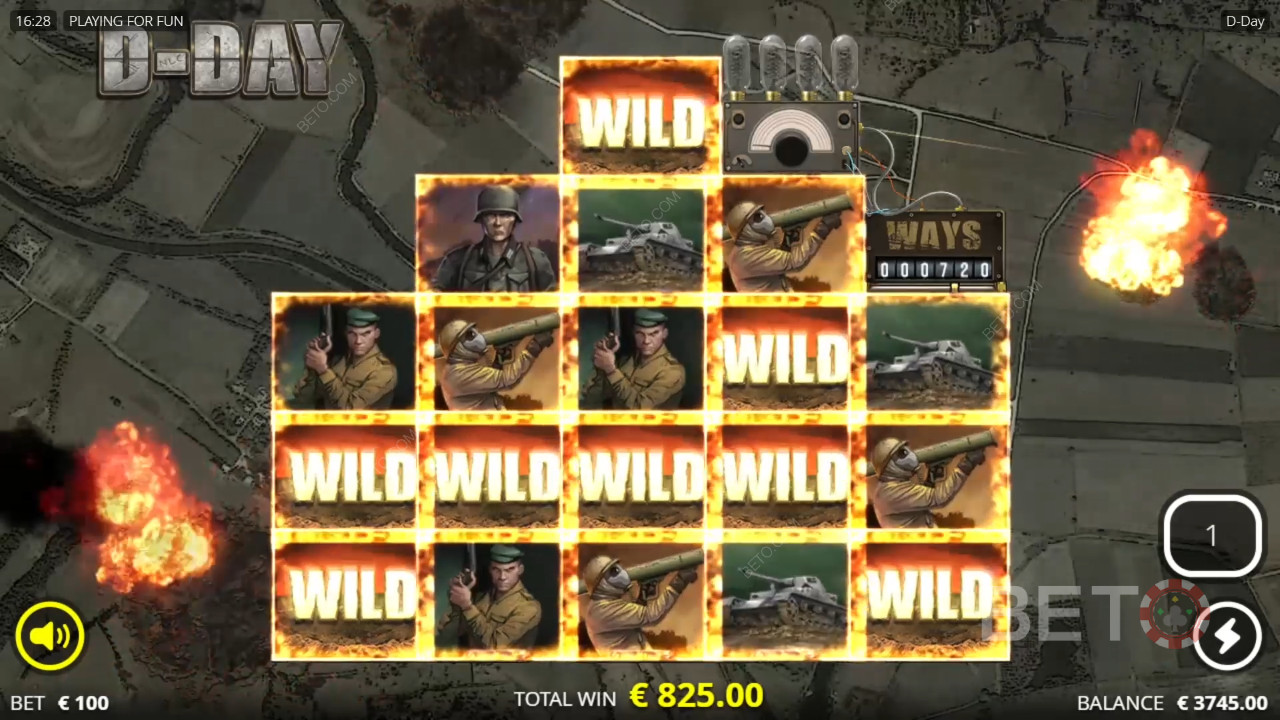 D Day ülevaade BETO Slots poolt