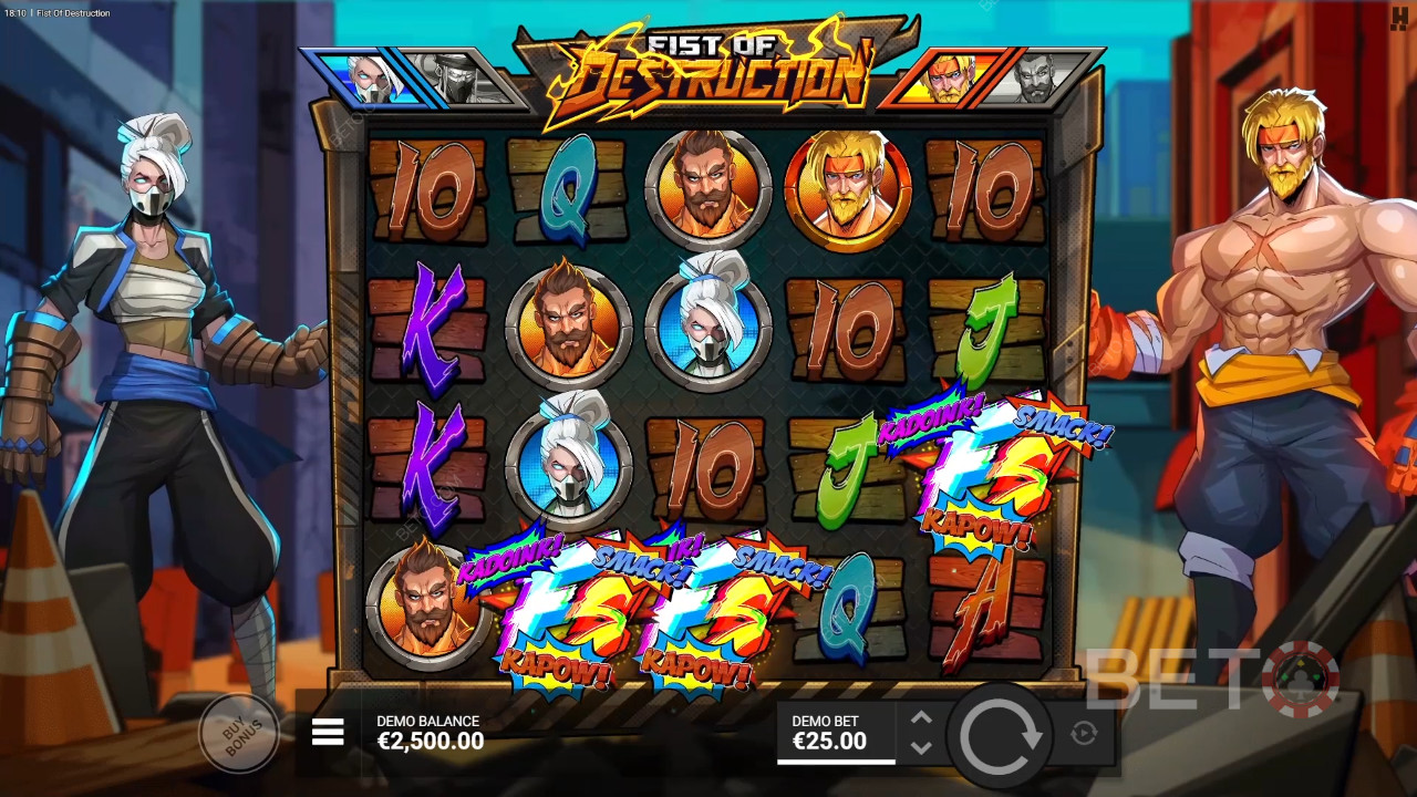 Fist of Destruction Review by BETO Slots