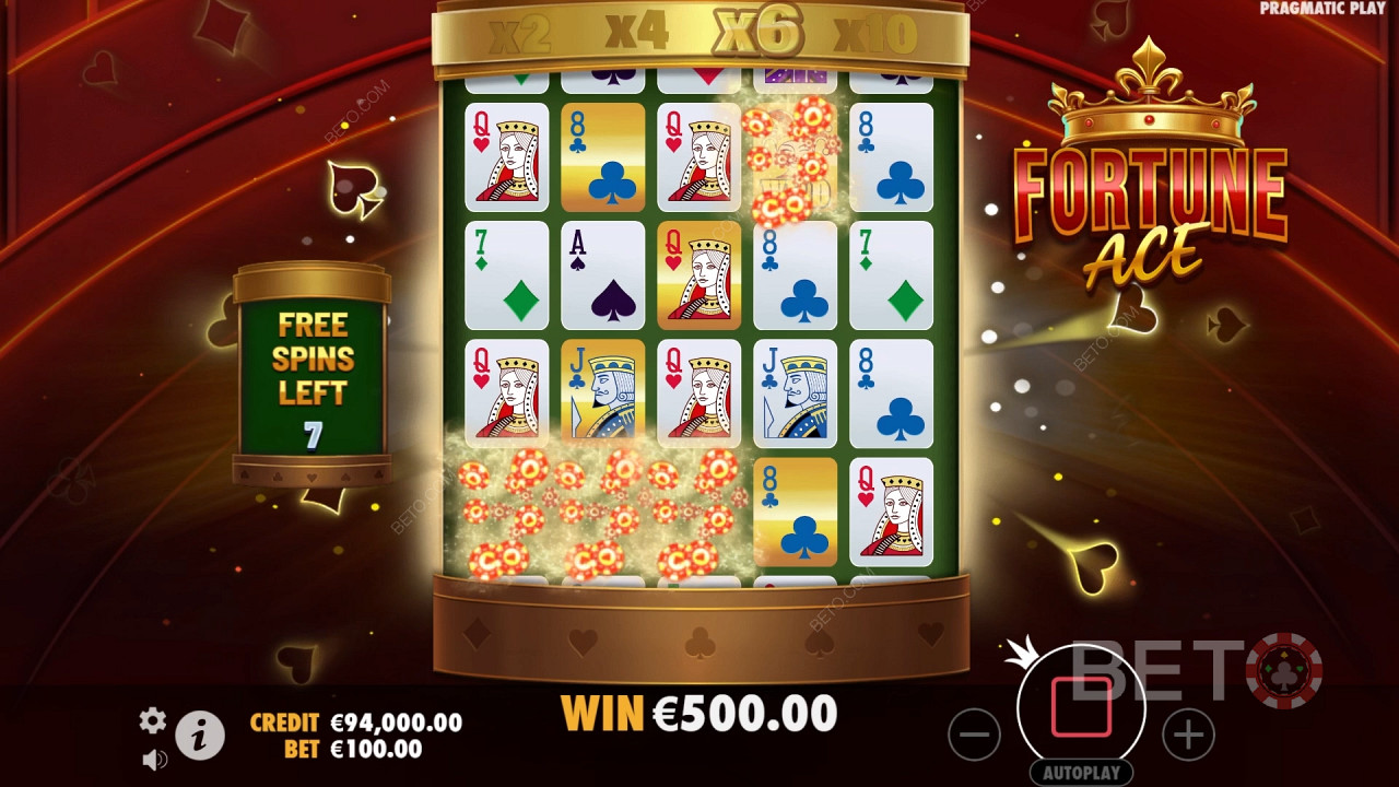 Võida 5000x oma panus Fortune Ace Slot Online!