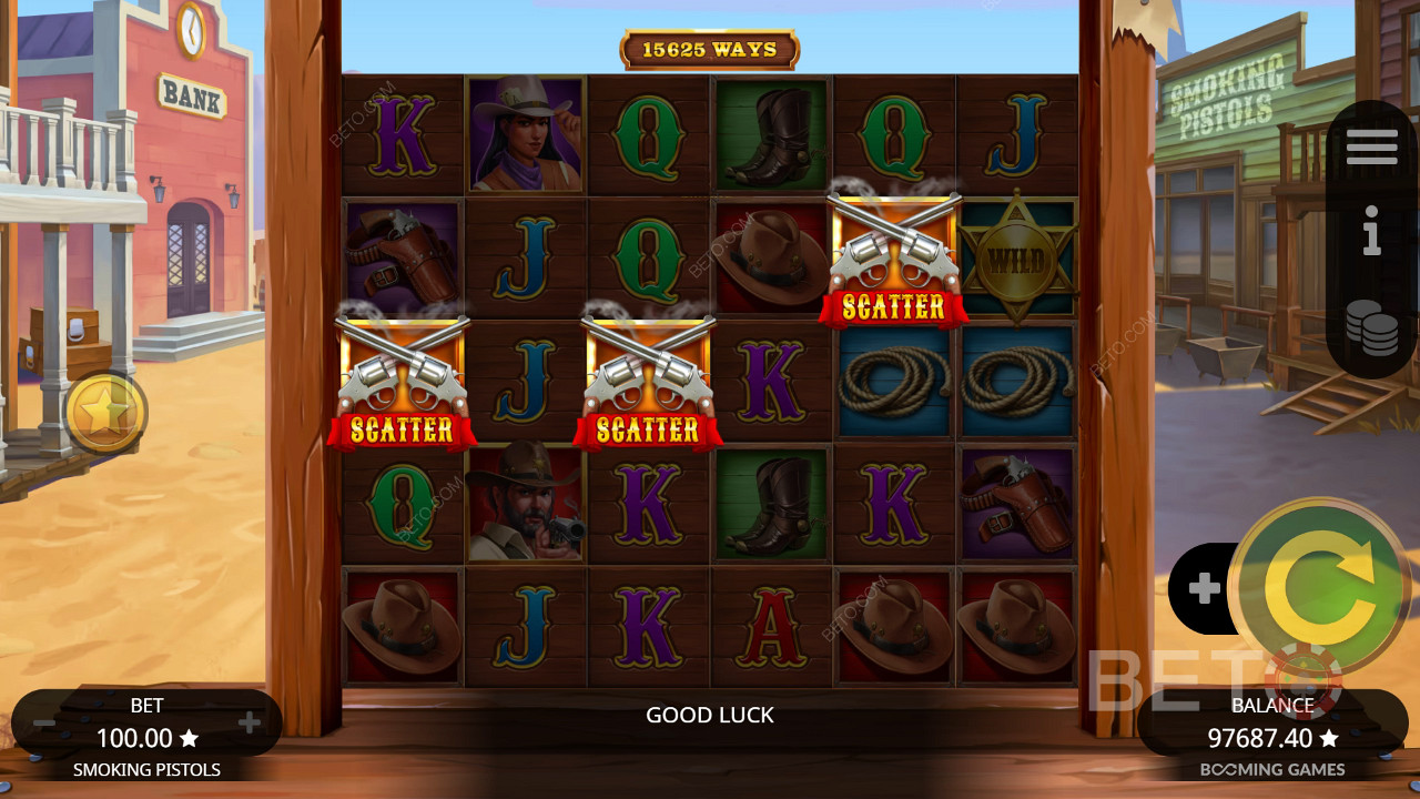 Smoking Pistols Review by BETO Slots